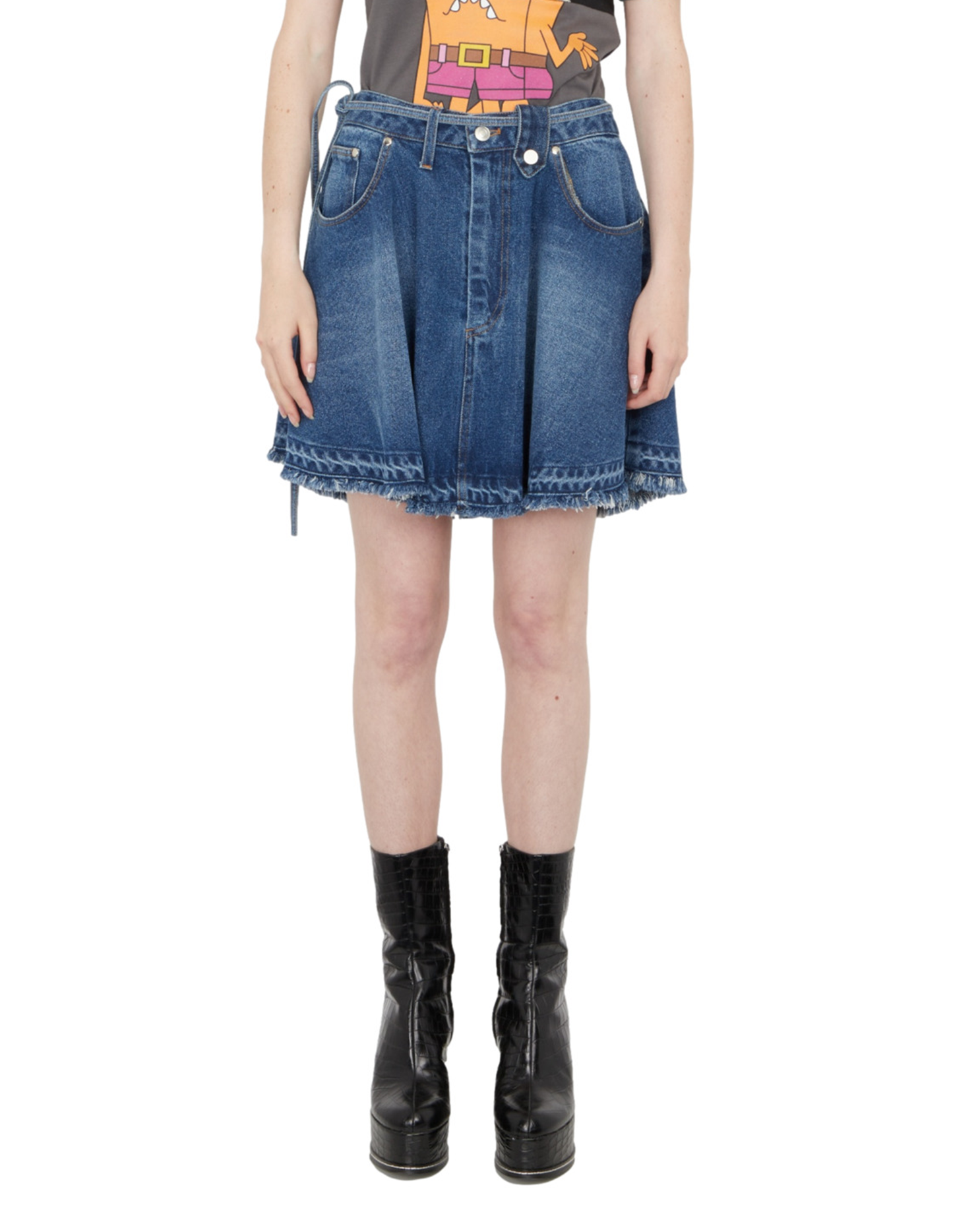 EGONlab. 23SS WRAPPED DENIM SKIRT 48 | mangement-and-finance