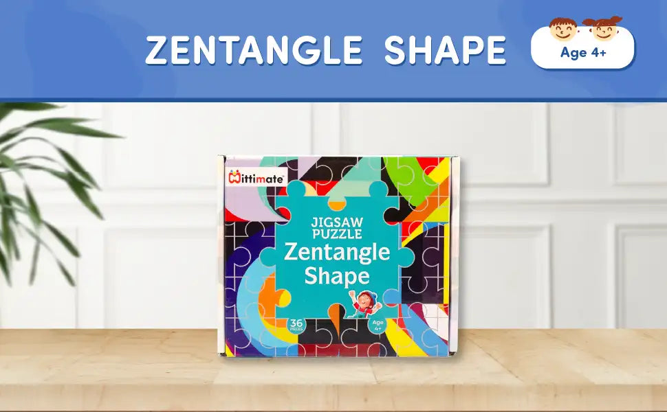 Zentangle Shape Jigsaw Puzzles | Fun & Learning Games for kids - Mittimate