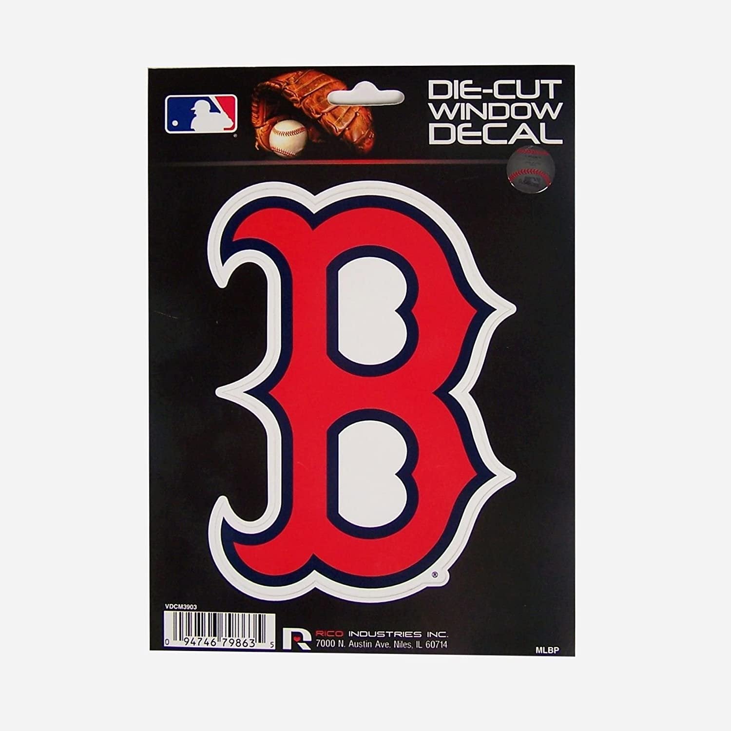 Boston Red Sox Boston B-Logo 5 Inch Die Cut Flat Vinyl Decal Sticker Adhesive Backing