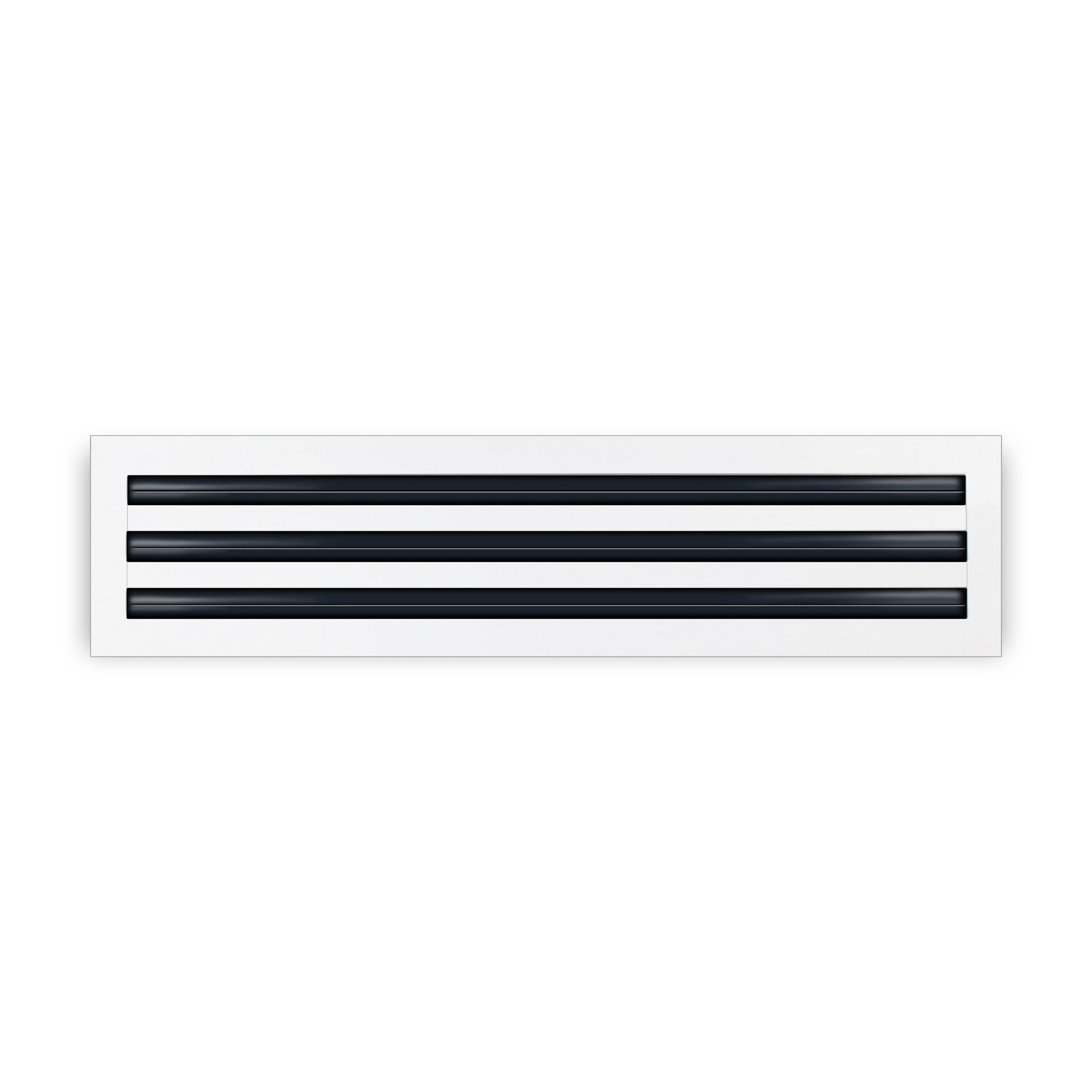 24 Inch Linear Slot Diffuser - (3 Slot) Triple Slot - White Decorative Air Vent - Modern AC Vent Cover for Ceiling, Walls & Floors - Texas Buildmart