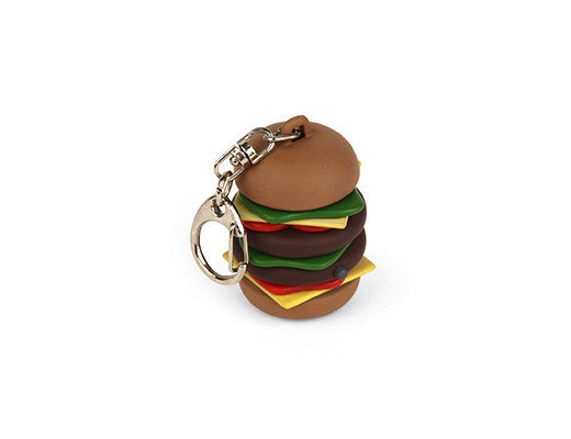 Staan voor duizend Plons Kikkerland Burger Keychain CDU Carded – GatoMALL - Shop for Unique Brands
