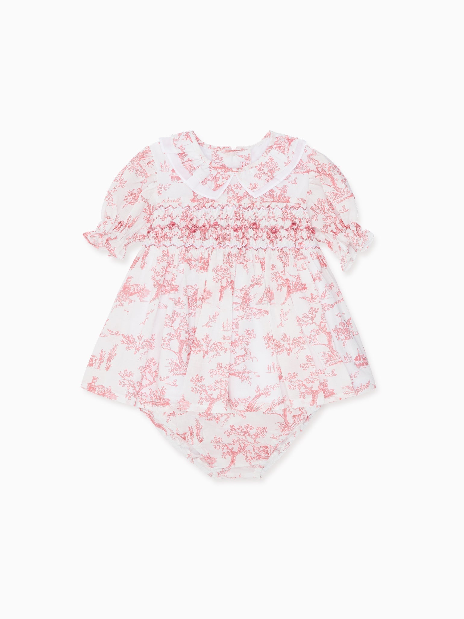 Ivory Santina Smock Ceremony Baby Girl Set – La Coqueta Kids