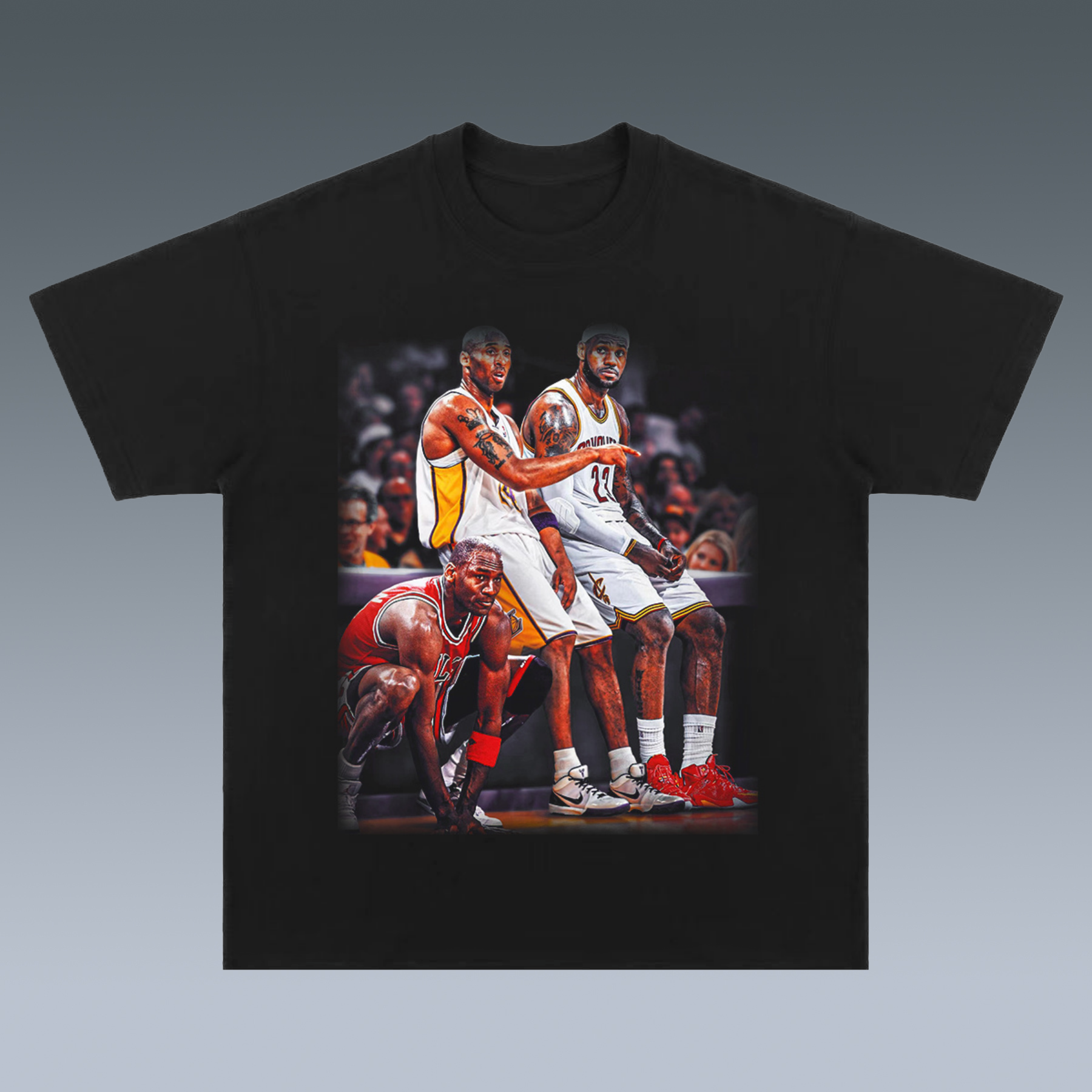 VINTAGE TEE | KOBE BRYANT& MICHAEL JORDAN& LEBRON JAMES - VINTAGE BOOTLEG