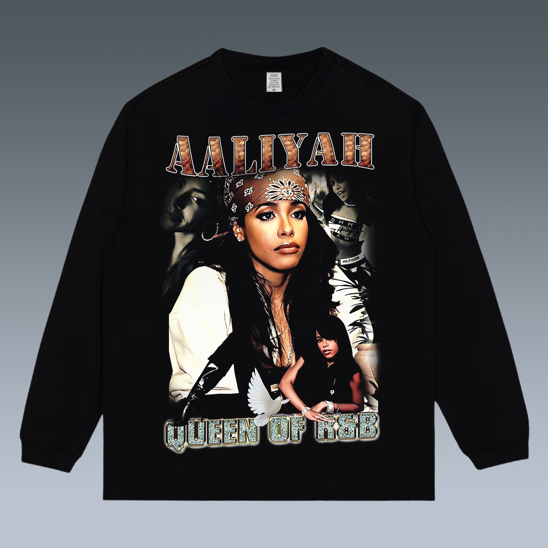 VINTAGE LONG SLEEVE TEE | AALIYAH - VINTAGE BOOTLEG