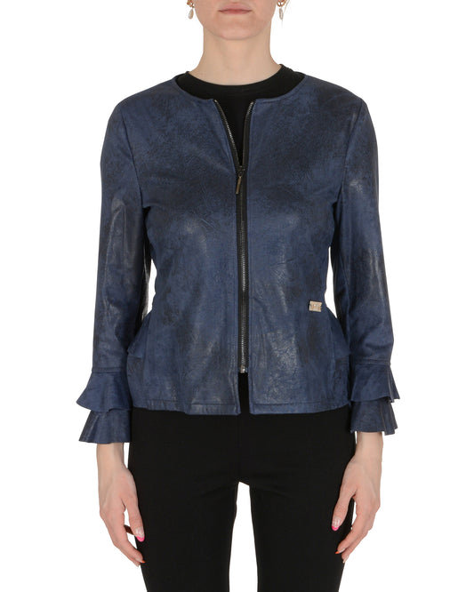 Chaqueta Azul Marino De Mujer Women's Navy Blue Jacket