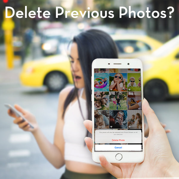 deleting photos for releasing phone space