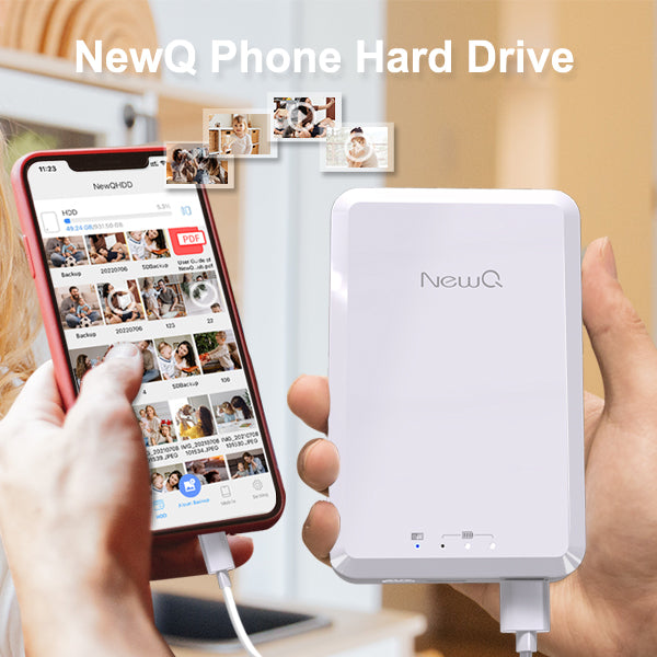 newq phone hard drive