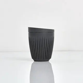 Huskee Cup | Reusable Cup with Lid 8oz/236ml Charcoal - petitstresors
