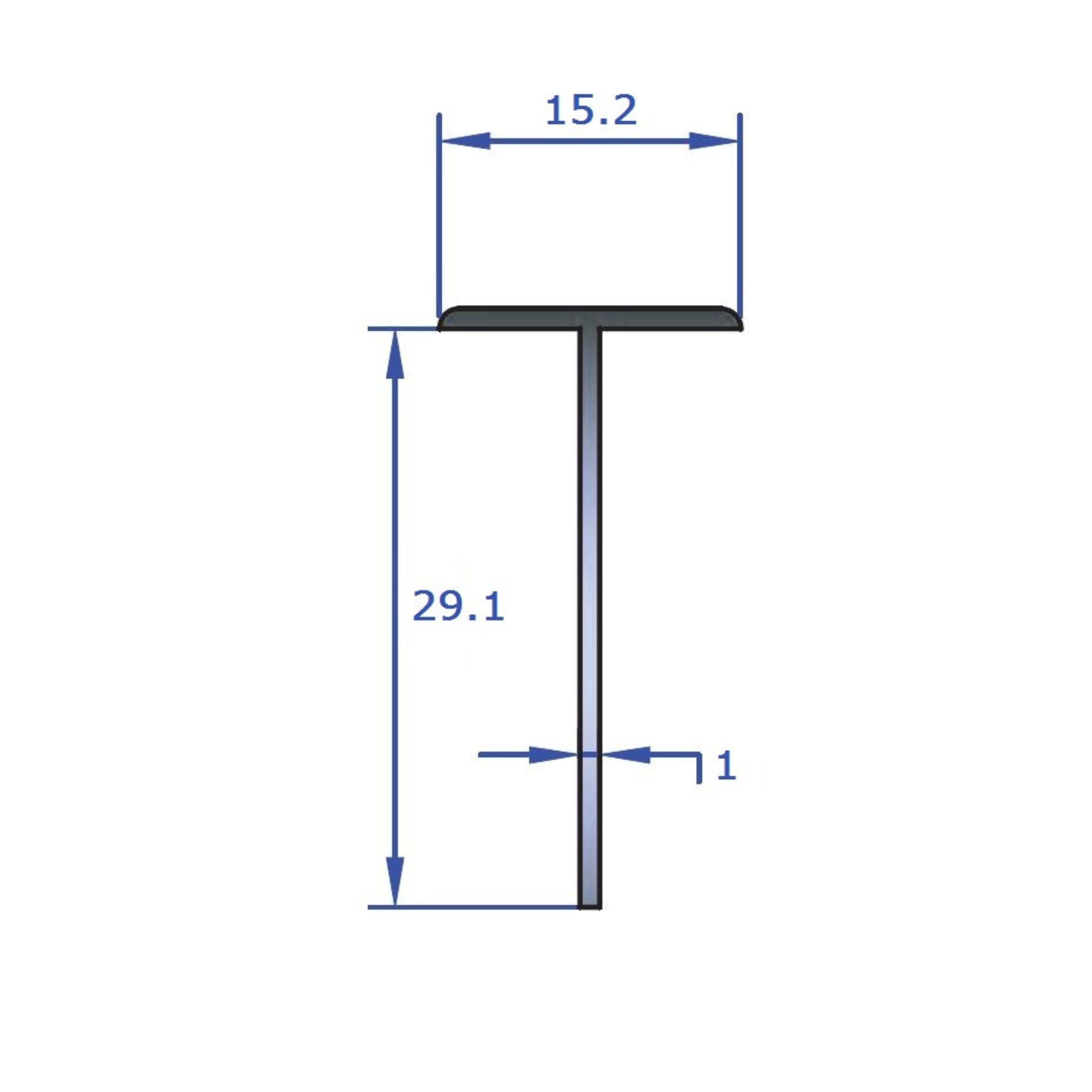 Profil Imbinare Blat, Aluminiu, 28 mm