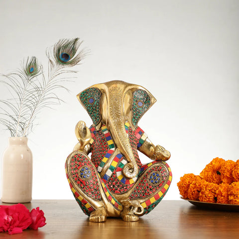 https://budhshiv.com/products/abstract-modern-brass-ganesha-statue-accent-11-inch