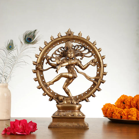 Brass nataraja statue 13 inch