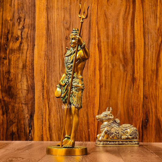 Buy Brass Standing Shiva Statue, 23 Tall