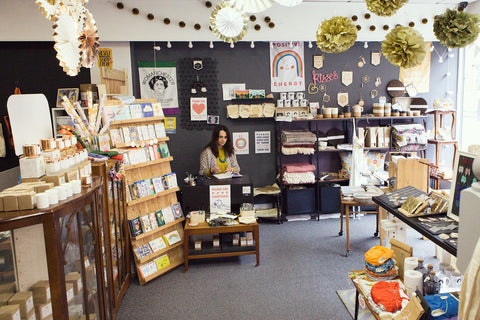 Shine gift shop's retail space at Emporium M33 in Sale.