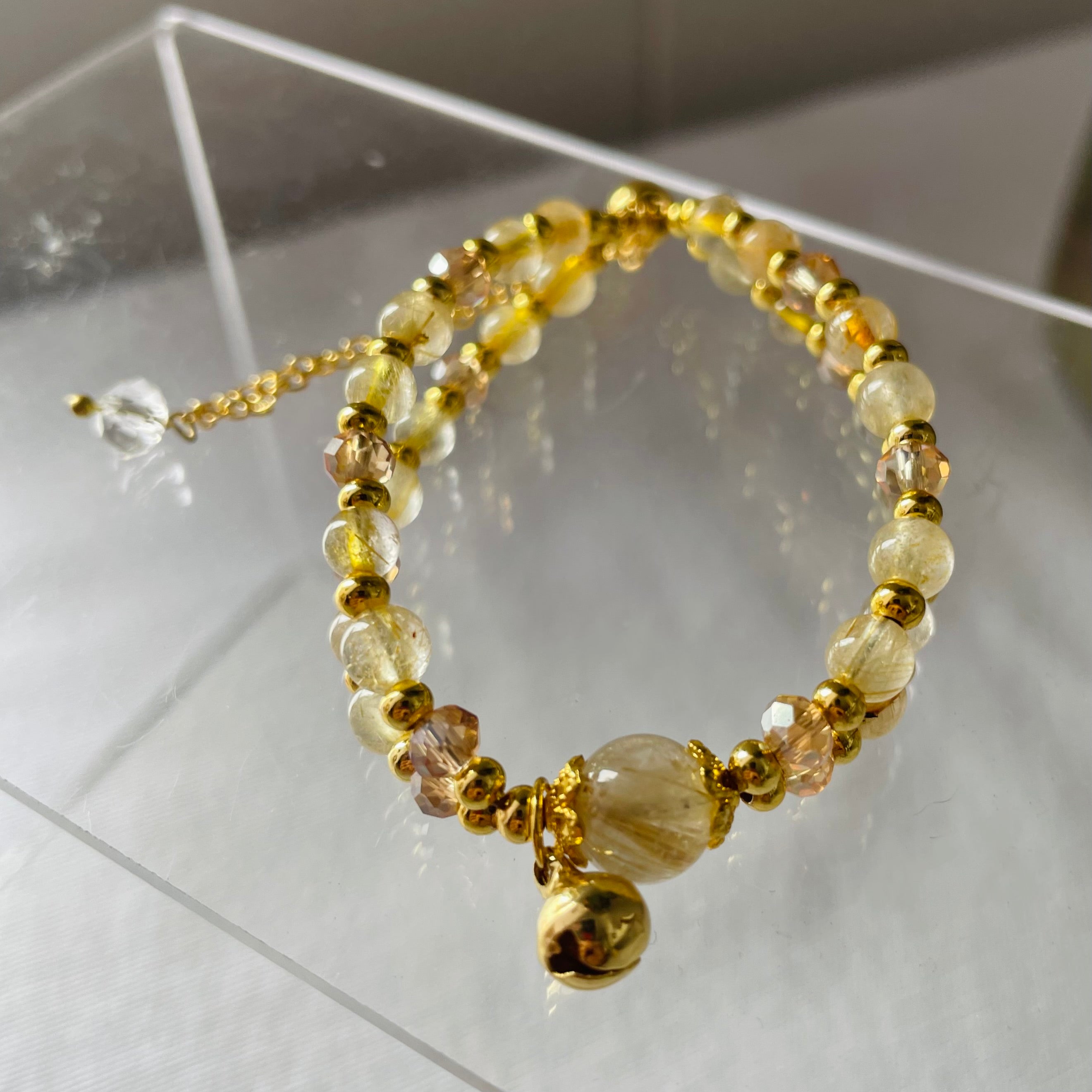 Golden Rutile Quartz Bracelet