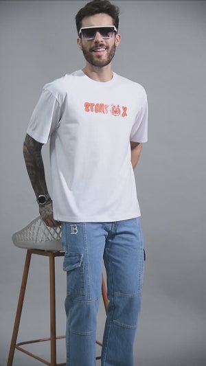 Men's Trendy Loose Fit Drop Shoulder T-Shirt