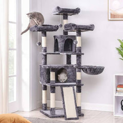 XXL Cat apartma 168 cm, Dimljeno sivo-IRON pohištvo