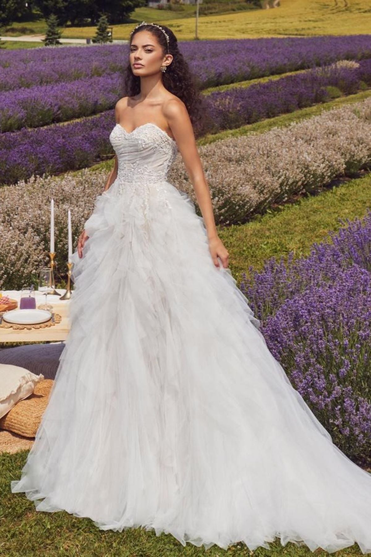 LA24101-A line Tulle Wedding Dress with Lace and Sweetheart Neckline3.jpg__PID:81bd0dd6-8808-4d2d-8821-91c5c4ca60c1