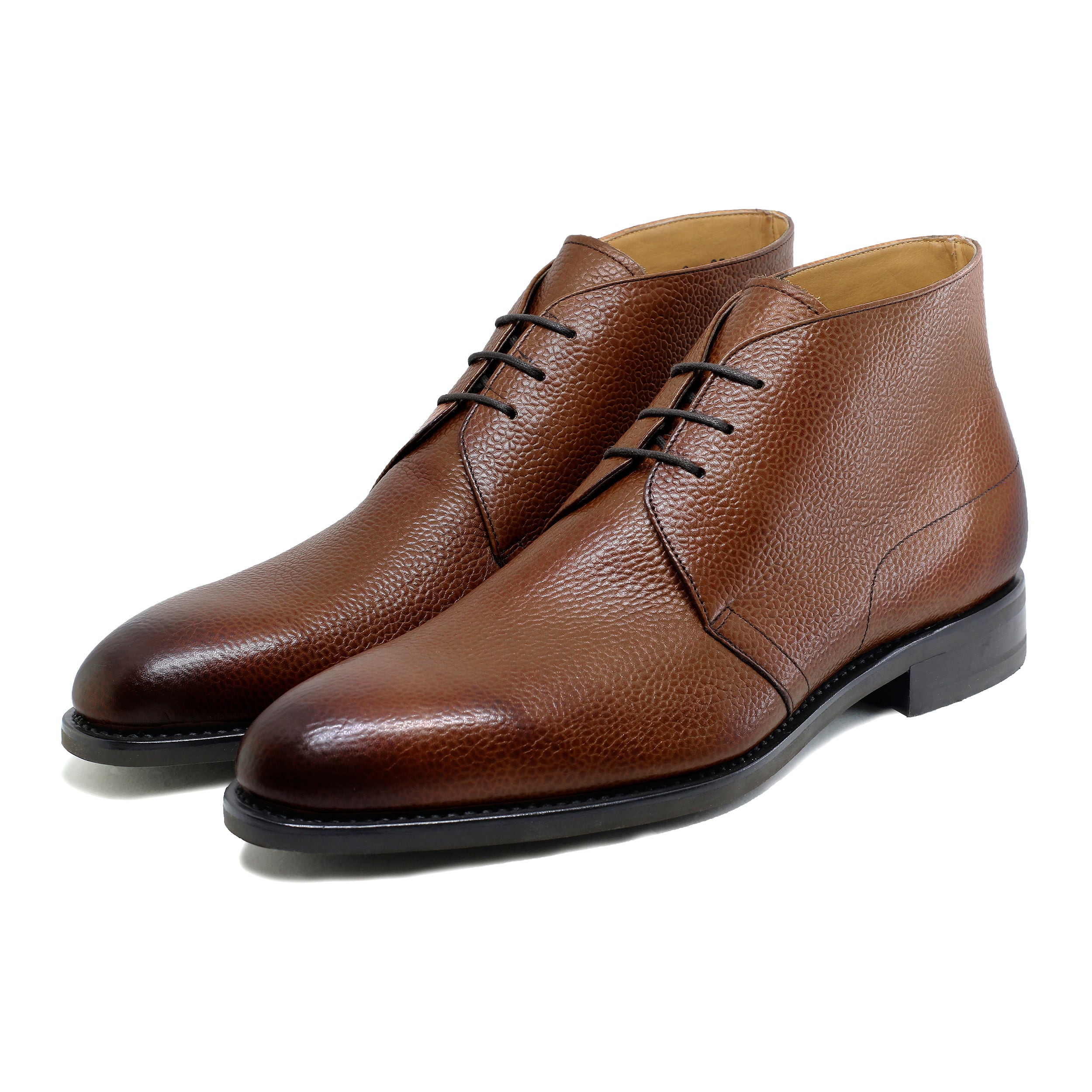 Bottines Chukka Rodney 368 cuir grainé - 40 / Armagnac