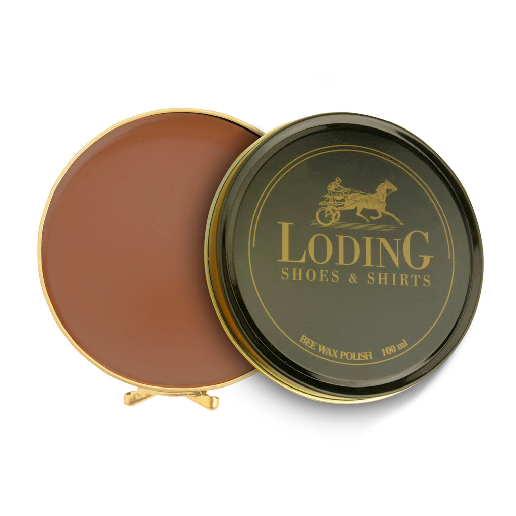 Beeswax polish for leather shoes. Buy online LodinG