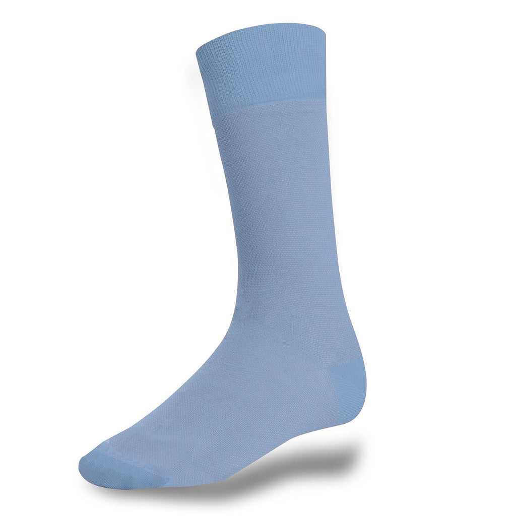 Chaussettes hautes fil d'Ecosse, Chaussettes homme bleu