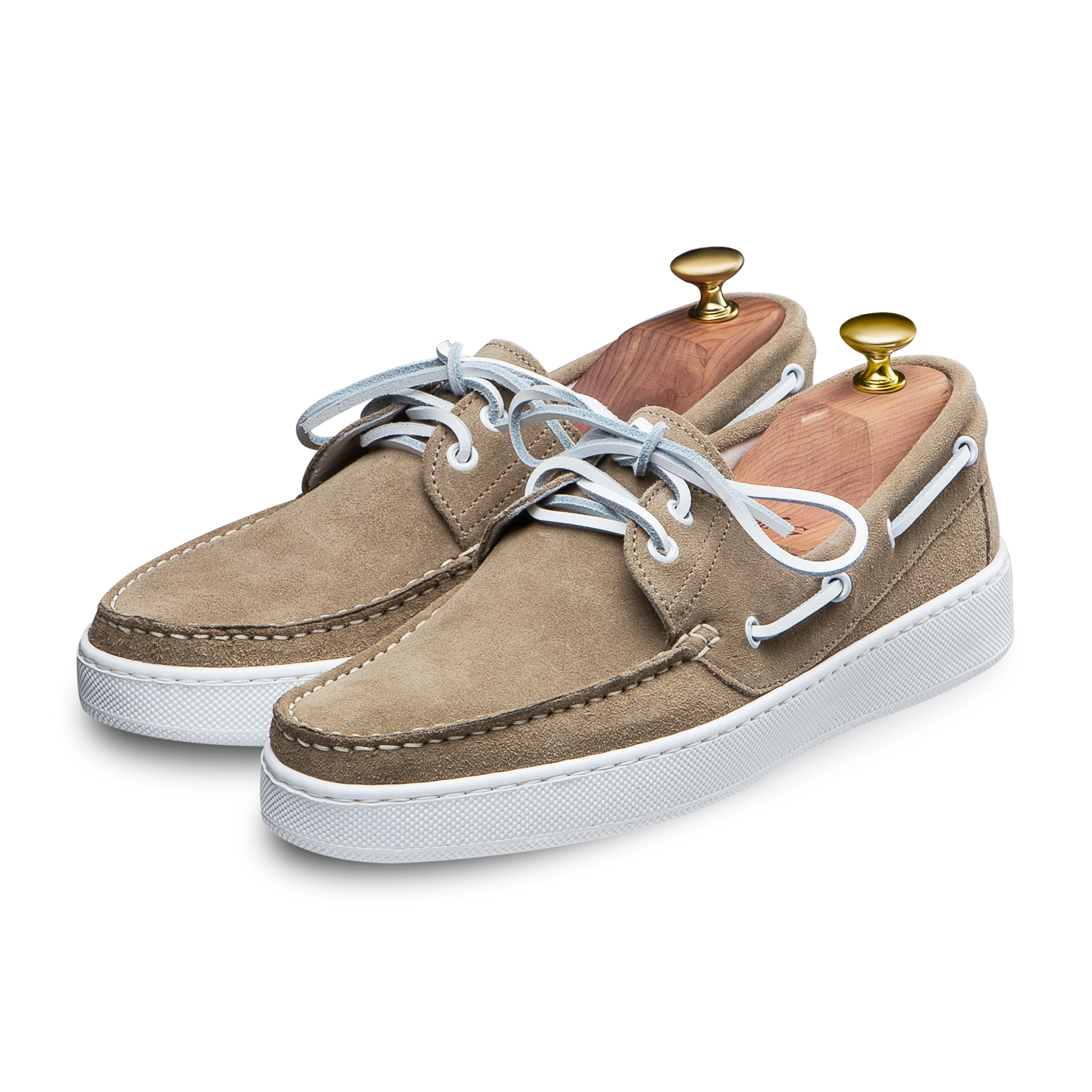 Chaussures bateau Torca 1102 veau velours sable - 40 / Sable