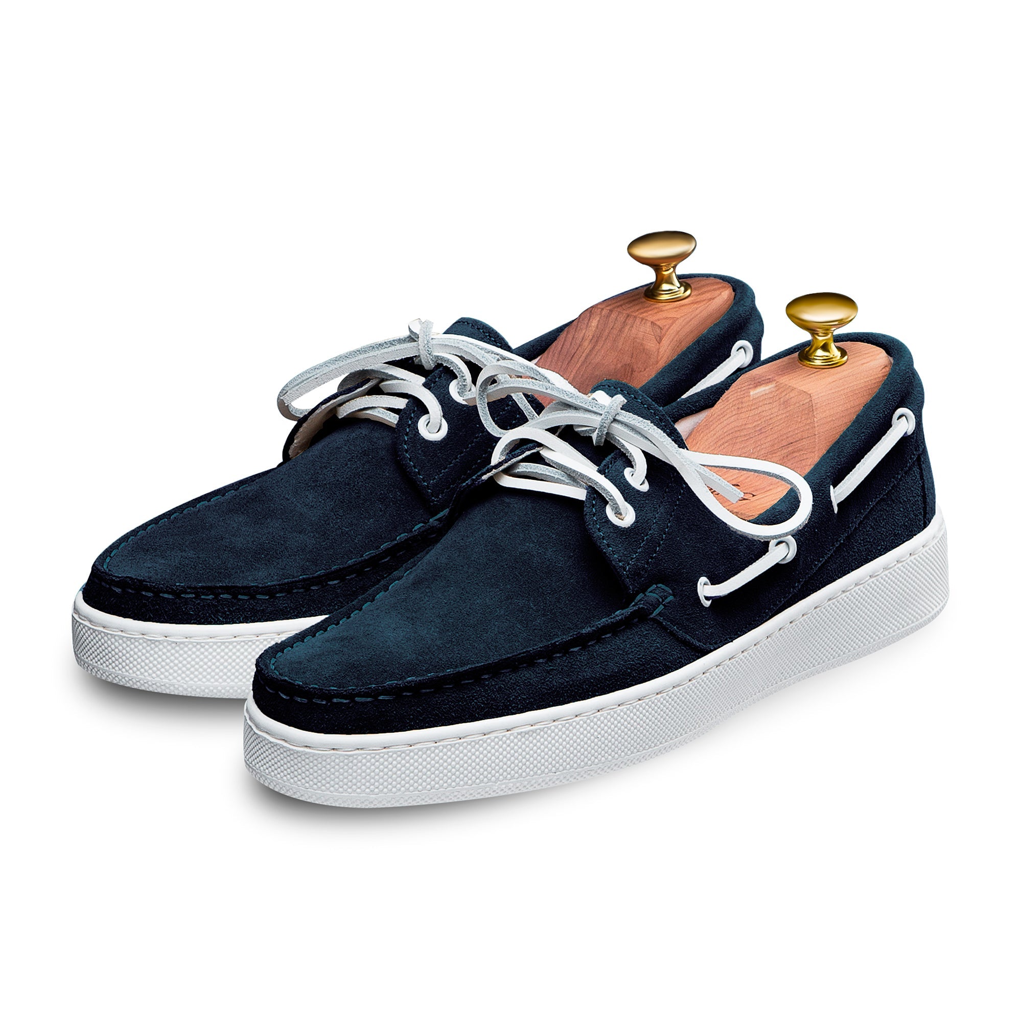 Chaussures bateau Torca 1102 veau velours bleu marine - 40 / Bleu marine