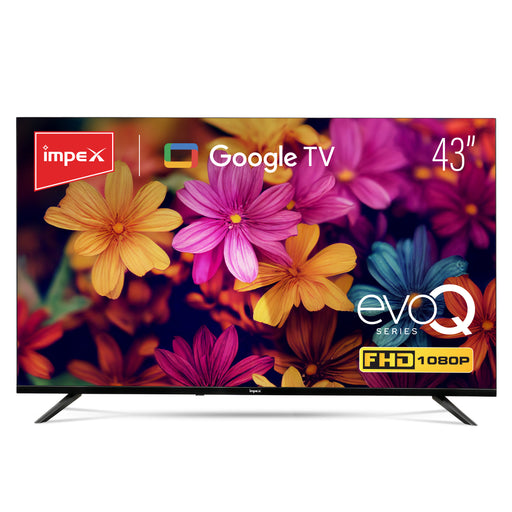 Impex EvoQ 43S4QLC2 43 inches 4K UHD Google QLED TV (Black) — Impex Webstore