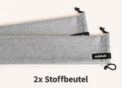 2x Stoffbeutel