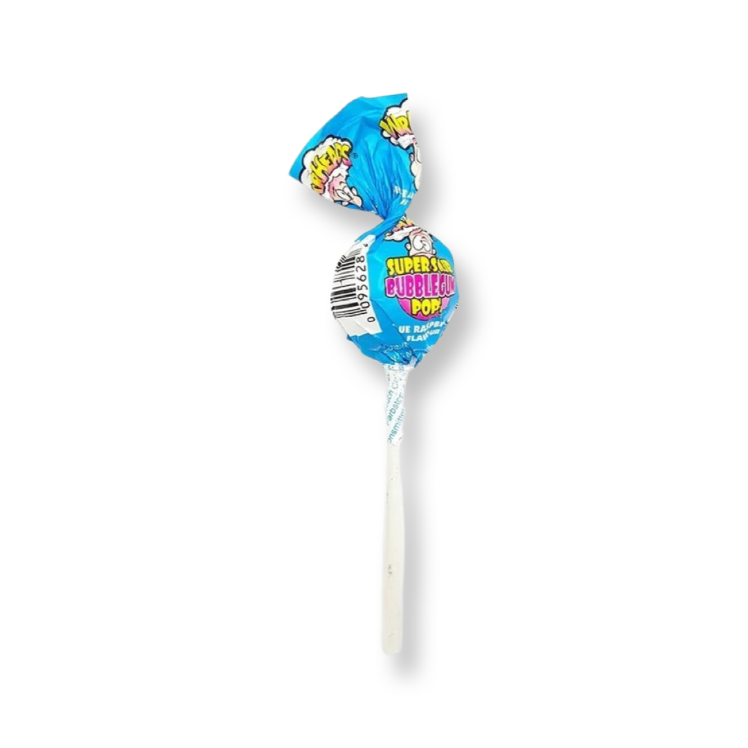 Warheads Super Sour Tongue Painter Blue Raspberry Lollipop (19g)#N ...