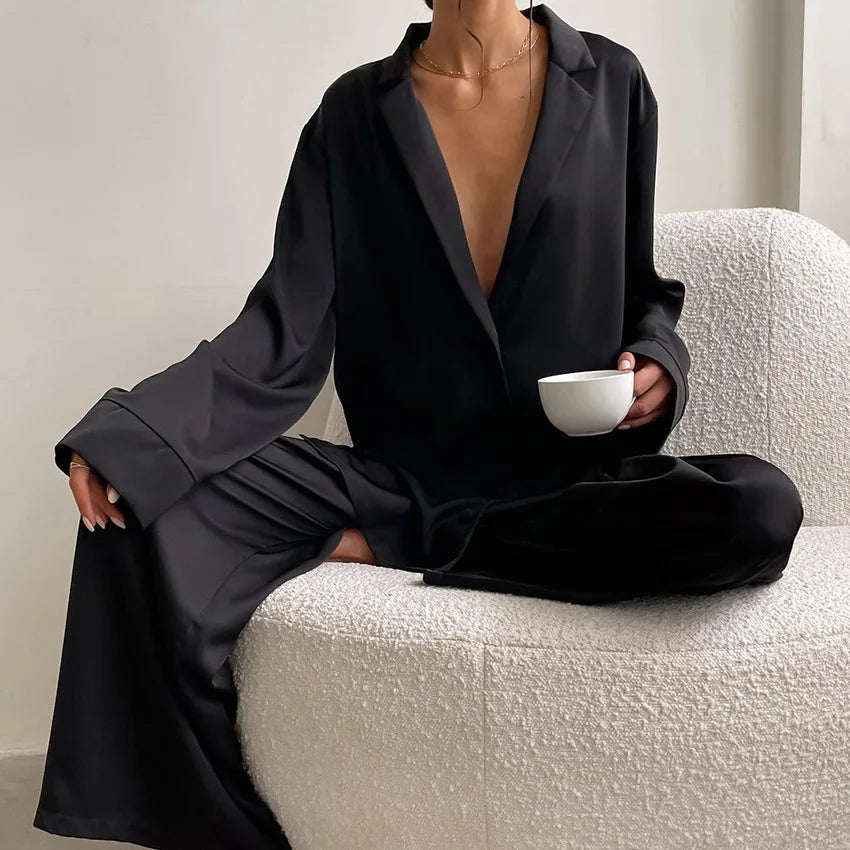 Stylish European & American Women's Home Pajama Set - Image 4