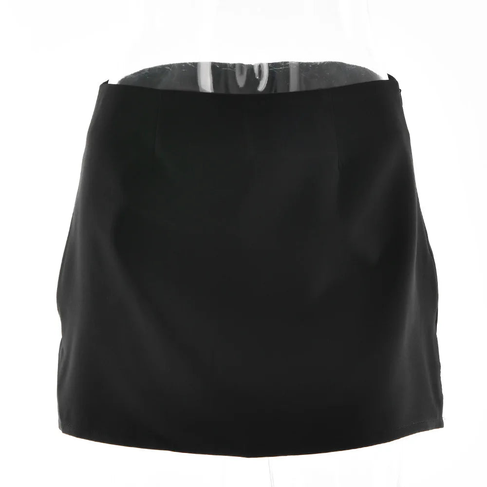 Stylish Two-Piece Blazer Set with Sexy Mini Skirt - Image 10