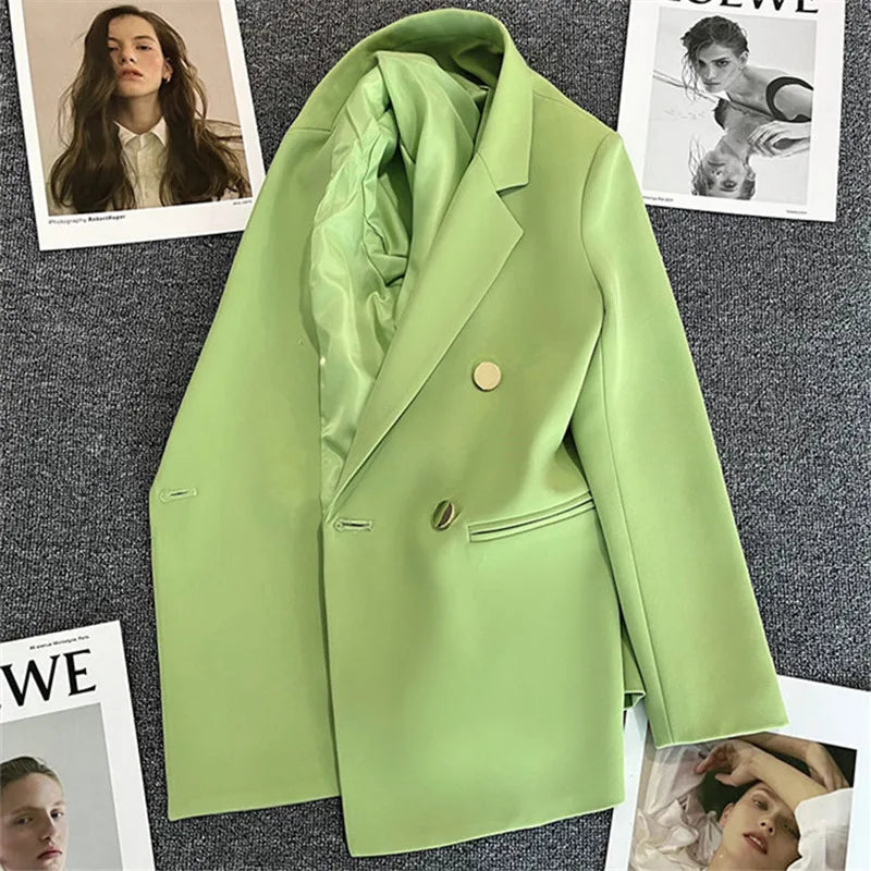 Stylish Double Breasted Blazer for Casual and Office Wear - Image 3