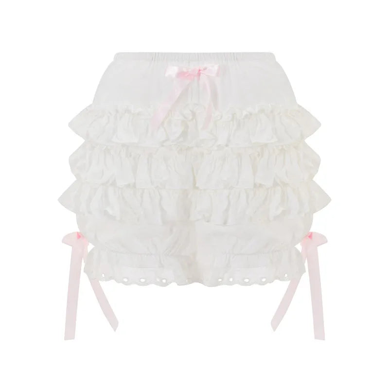 Stylish Layered Ruffle Shorts for Streetwear and Gothic Fashion - Image 8