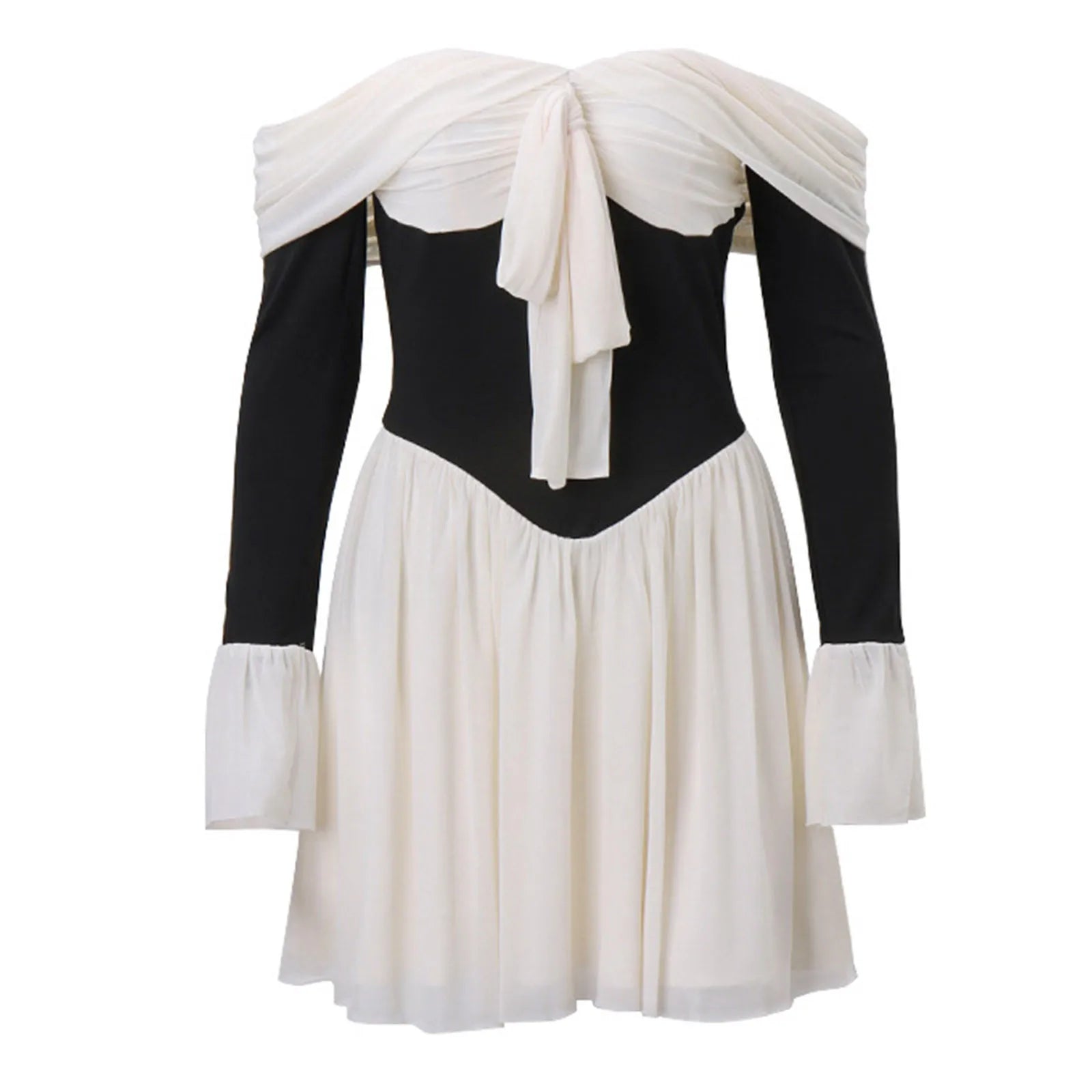 High Waist Lace Up Bodycon Mini Dress for Women - Image 6
