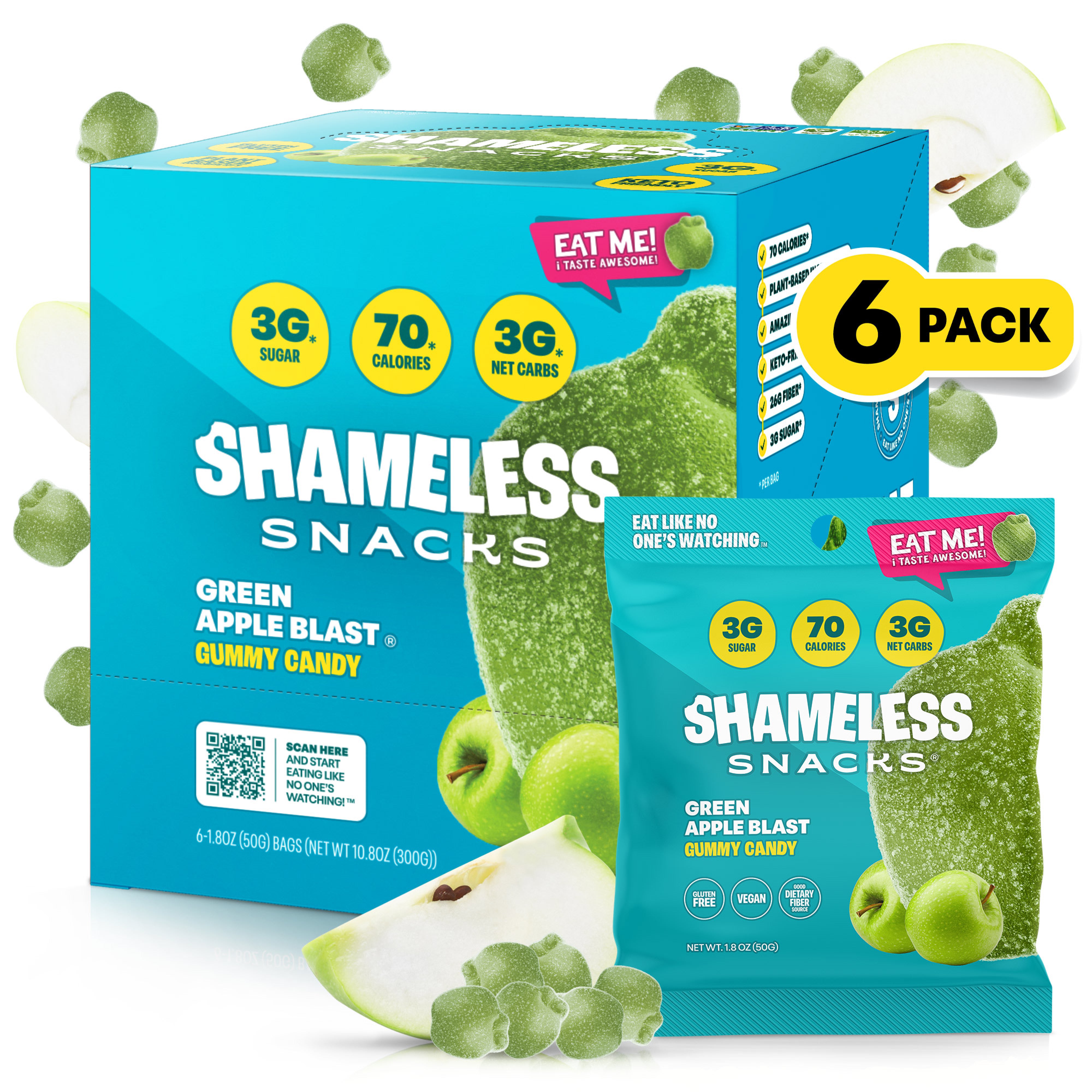 Green Apple Blast - Shameless Snacks product image