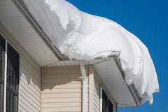 snow on roof