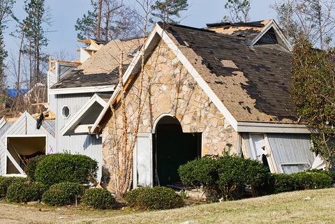 wind damage to roof