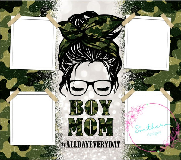 VintageFrillsDesigns Boy Mom Keychain