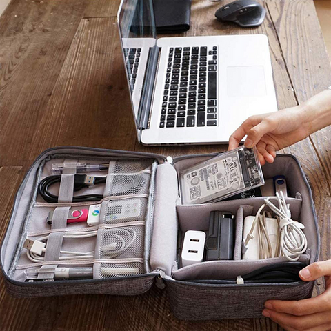 Electronics Travel Organizer Case