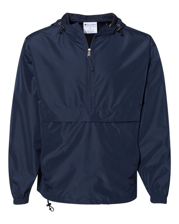 Unisex Lightweight Quarter-Zip Windbreaker Pullover Jacket