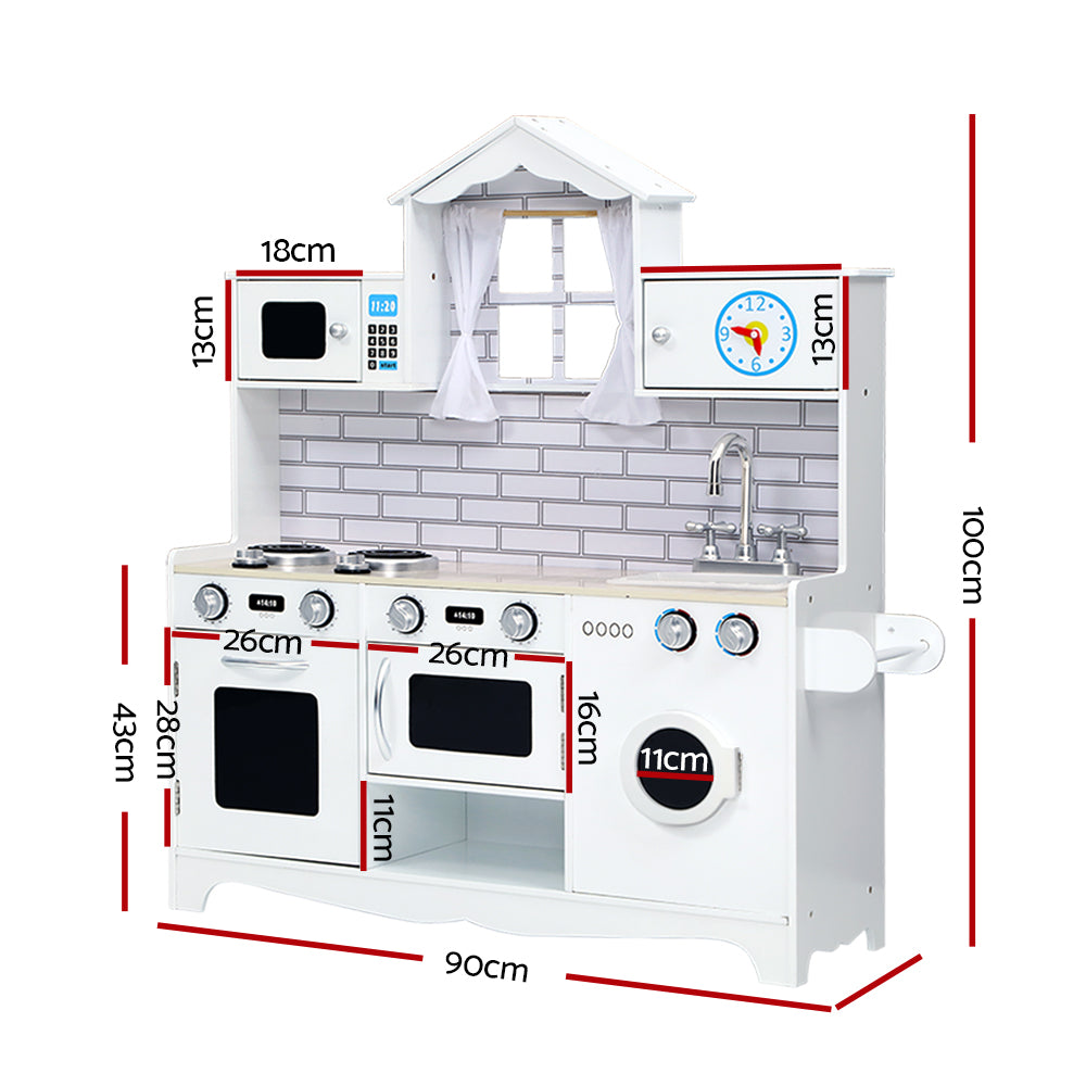 toy kitchen set with washing machine