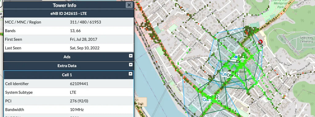 CellMapper Screenshot