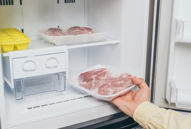 meat storage freezer