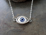 Handmade Silver Eyeball Necklace – Urban Metal Designs