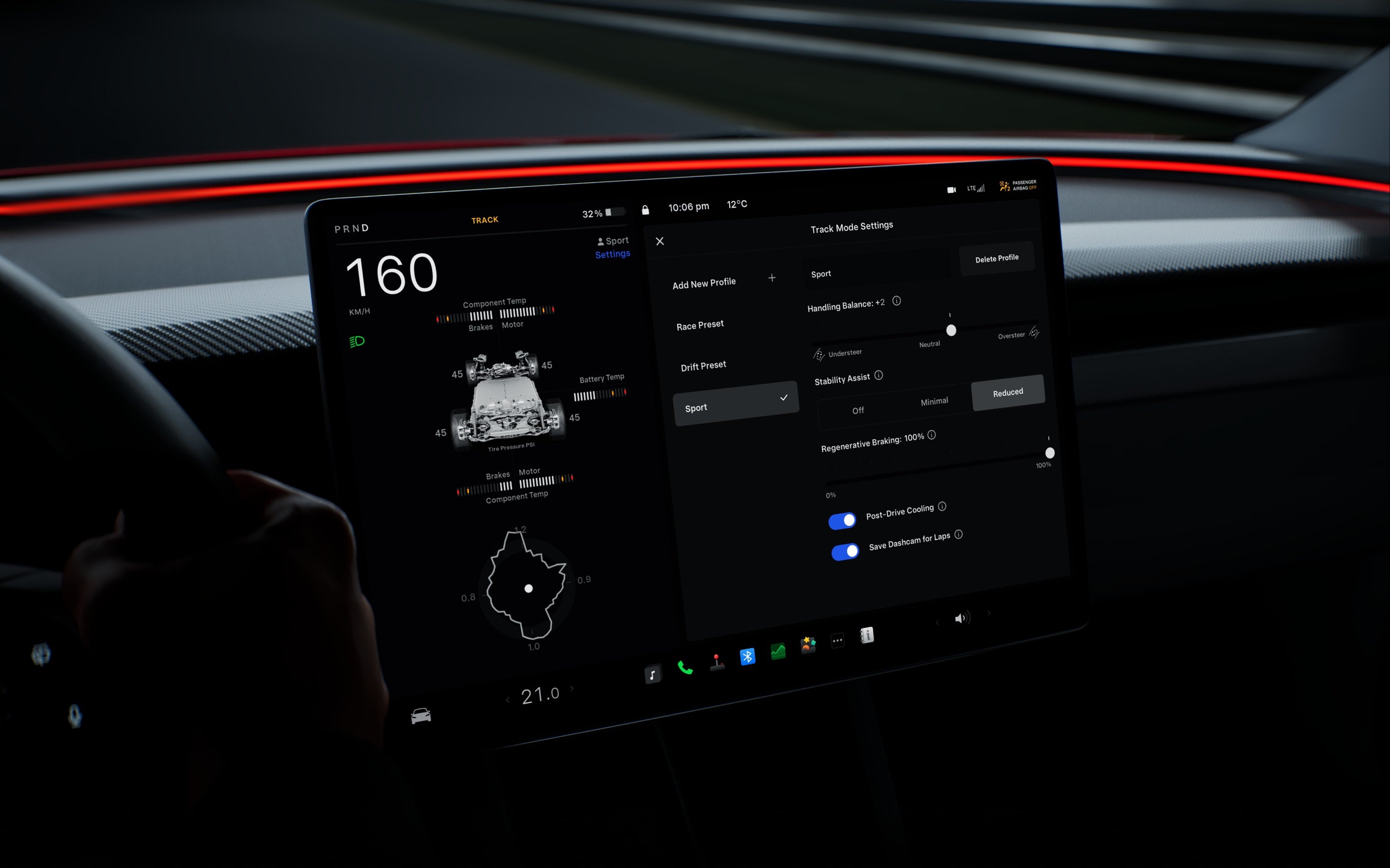 New Tesla Model 3 Performance Track Mode V3