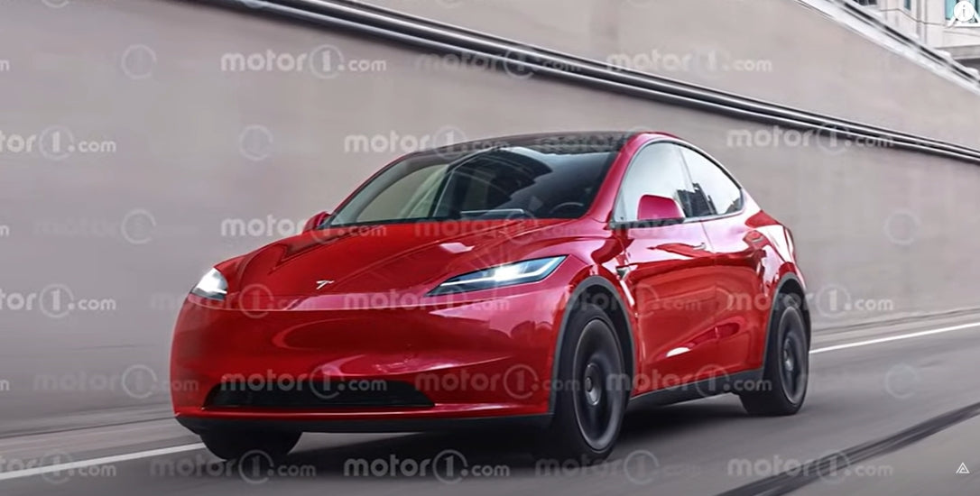 Tesla Model Y 2024 rendering