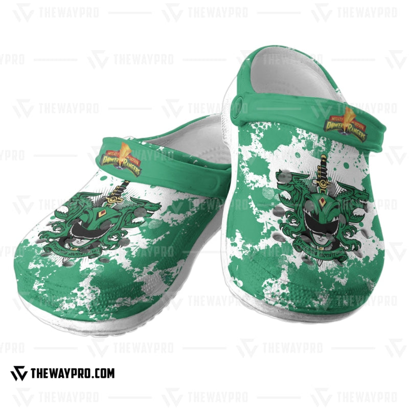 power rangers mighty morphin green ranger custom clogs bl1904229 416