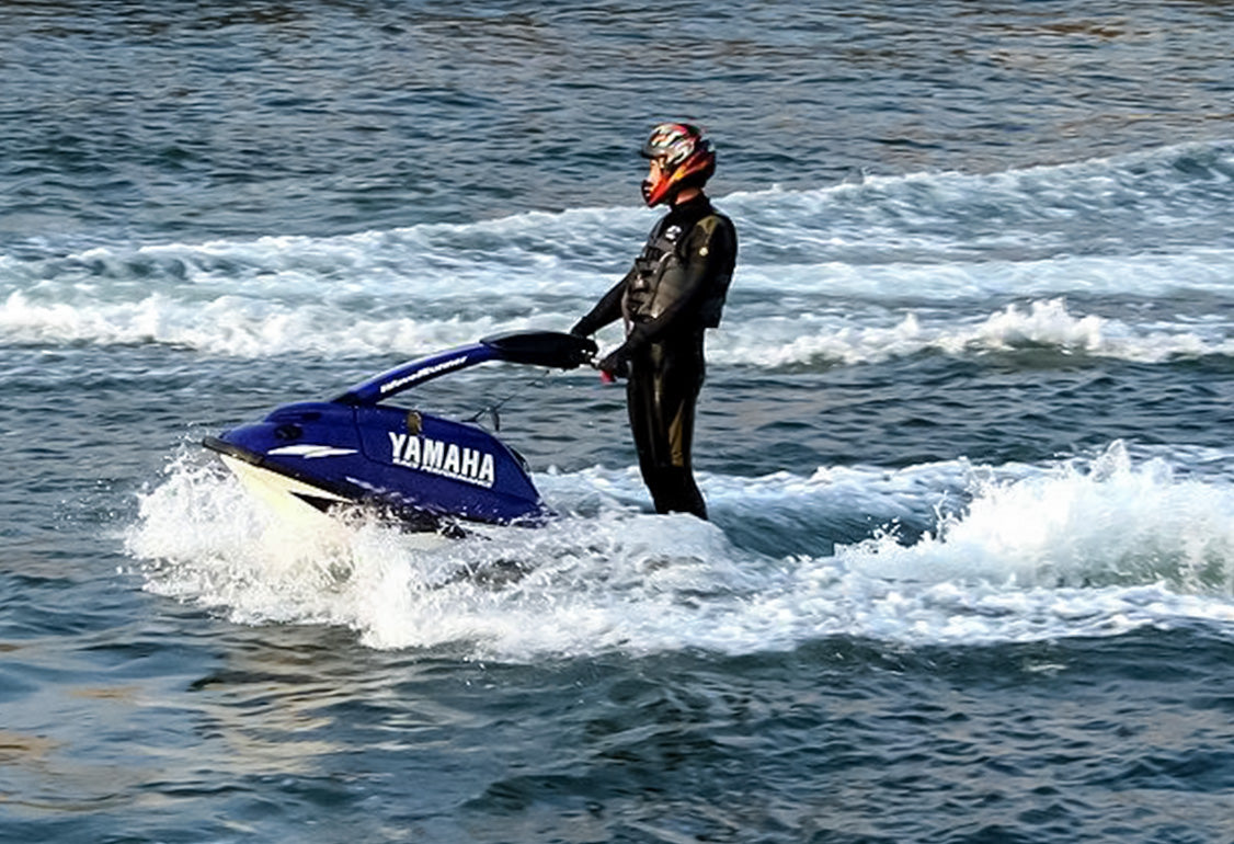 Man on a Yamaha Jet ski image