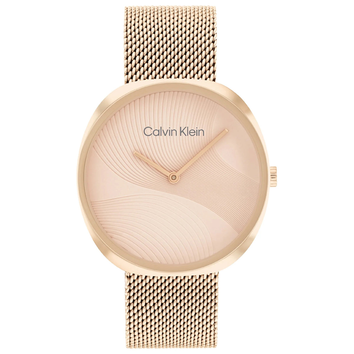 Calvin Klein Mens Leather Quartz Watch 25200299