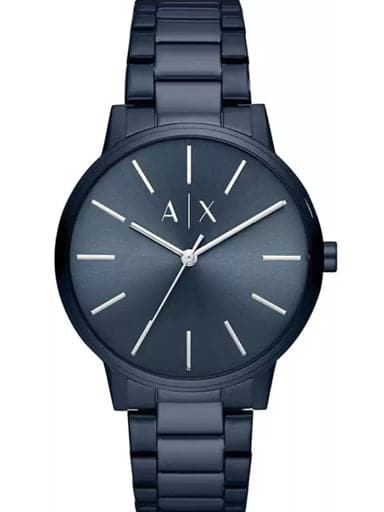 Armani Exchange Cayde Analog Blue Dial Men's Watch - Kamal Watch Company